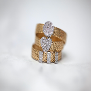 Five-row Band Ring